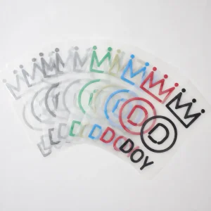 Custom 3D Raised Silicone High Density Heat Transfer Labels