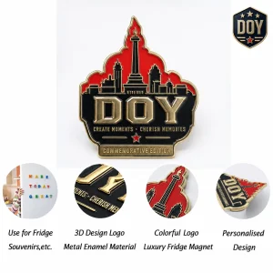 Custom 3D Metal Fridge Magnets